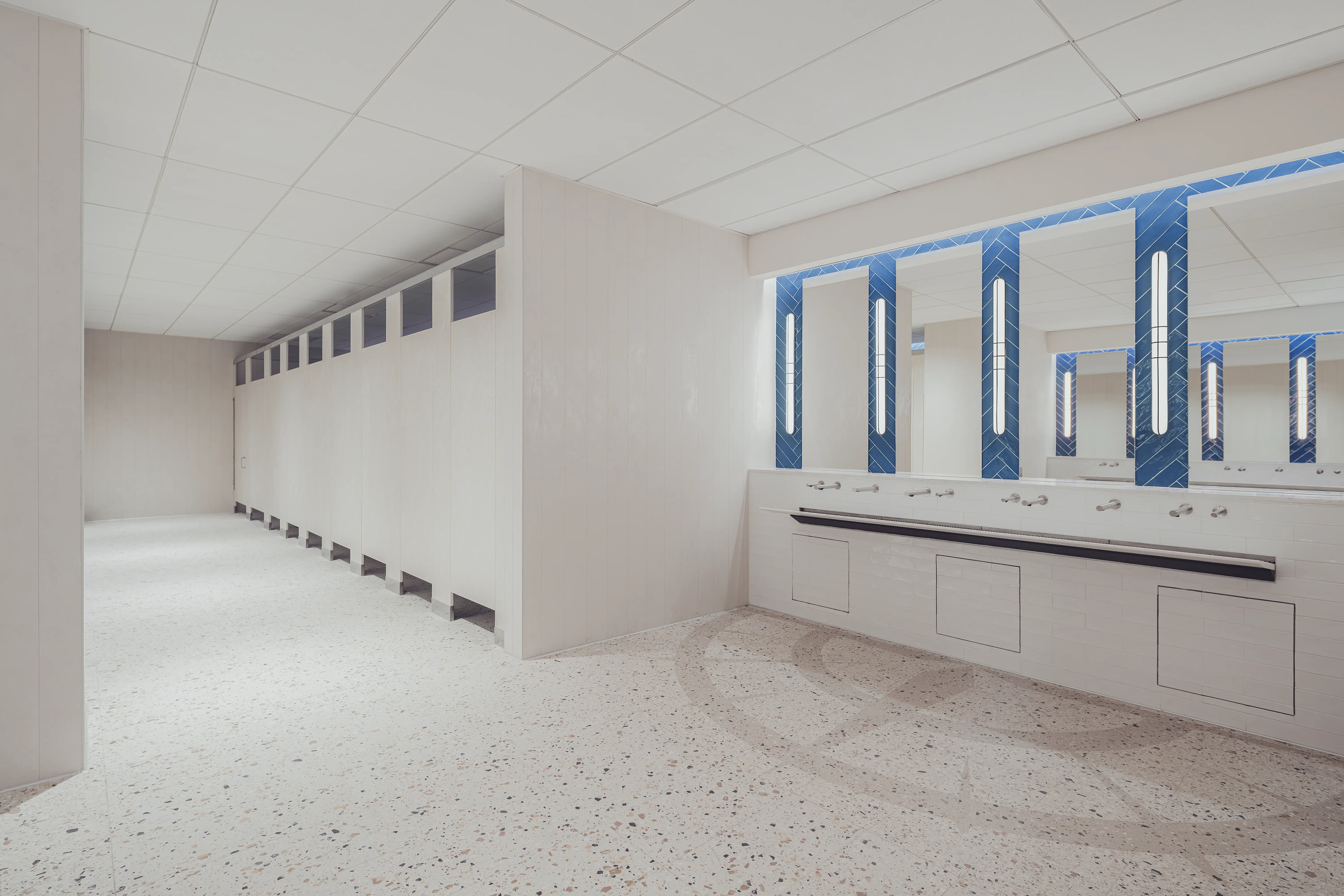 Commercial faucets and soap dispensers