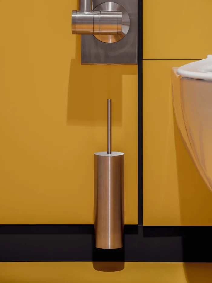 Commercial faucet and soap dispenser detail