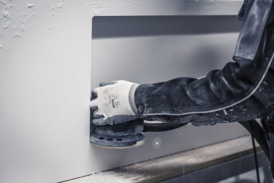Each basin is hand finished by a master craftsman, ensuring all joints, surfaces and edges are perfect. This involves a mix of hand tool and power tool work to achieve the precise finish required.